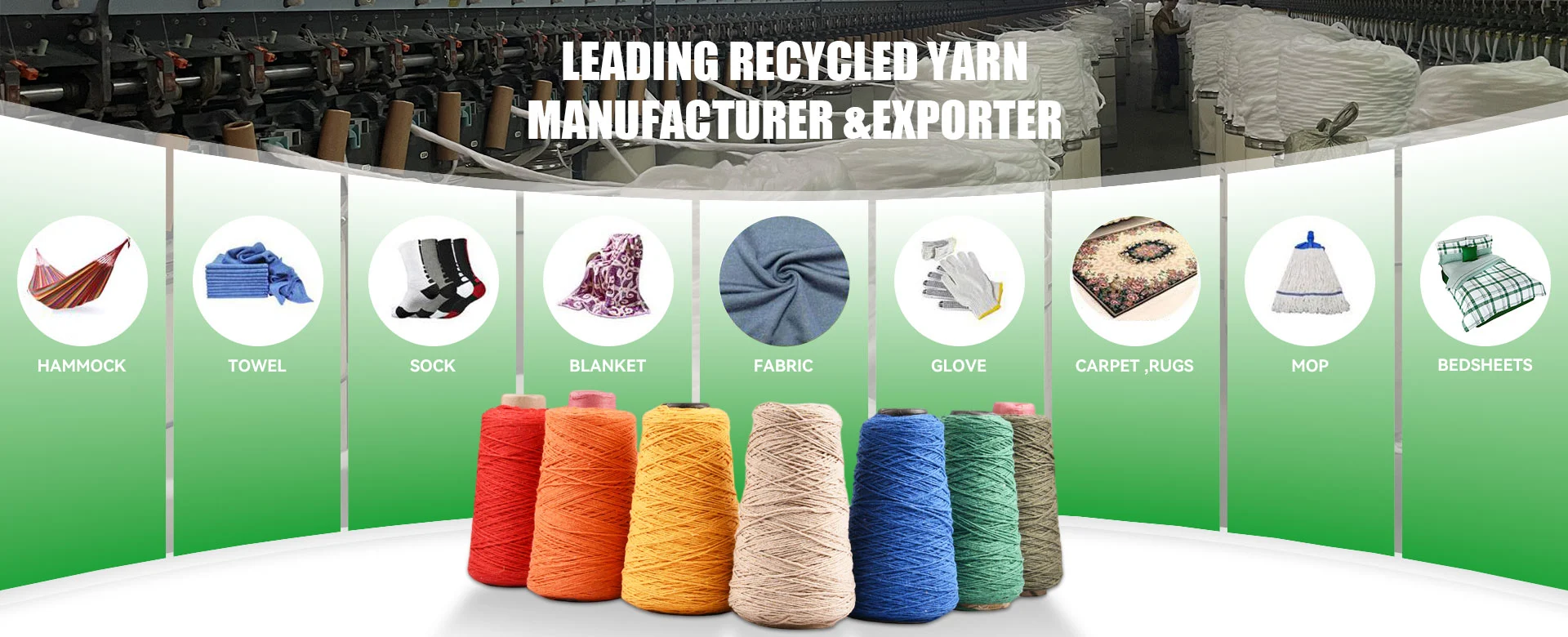Fabricante e exportador líder de fios